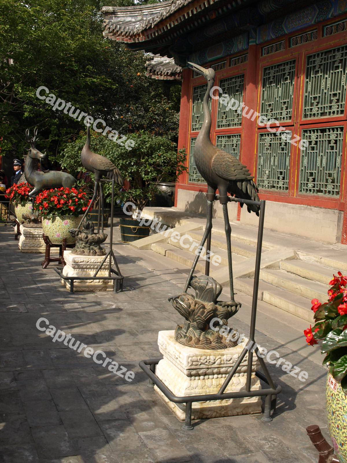 Crane Statue